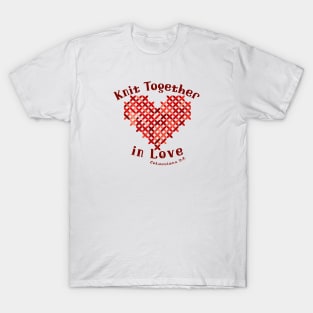 Jesus T-Shirts Knit Together in Love Colossians T-Shirt